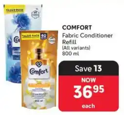 Makro Comfort Fabric Conditioner Refill offer