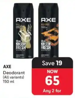 Makro AXE Deodorant offer