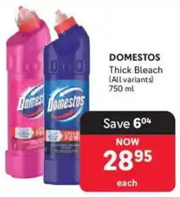 Makro Domestos Thick Bleach offer