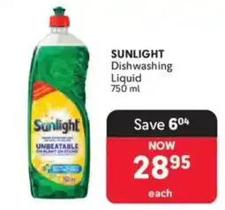 Makro Sunlight Dishwashing Liquid offer