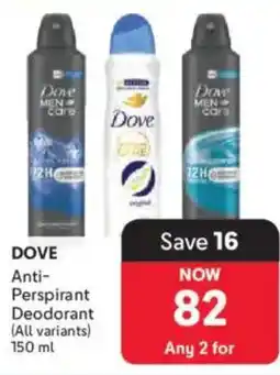 Makro DOVE Anti-Perspirant Deodorant offer