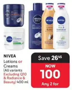 Makro Nivea Lotions or Creams offer