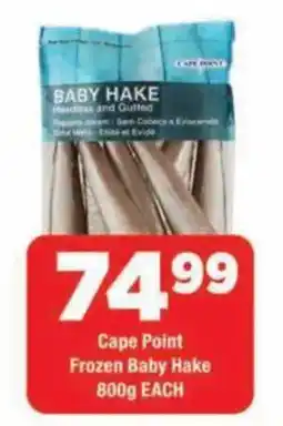 OK Grocer Cape Point Frozen Baby Hake offer