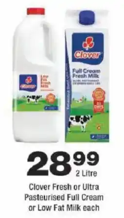 OK urban Clover Fresh or Ultra Pasteurised Full Cream or Low Fat Milk offer