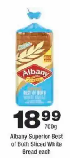OK urban Albany Superior Best of Both Sliced White Bread offer