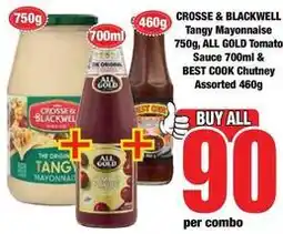 Boxer All gold - tangy mayonnaise, all gold tomato sauce, best cook chutney offer
