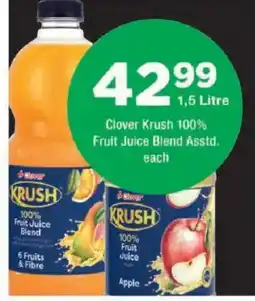 OK urban Clover Krush 100% Fruit Juice Blend Assorted offer