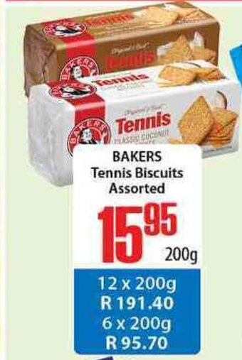 Bakers Tennis Biscuits Assorted 200g