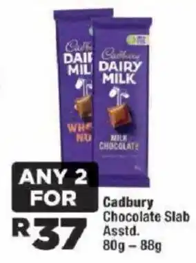 Cadbury Chocolate Slab