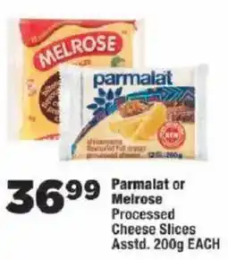 OK MiniMark Parmalat or Melrose Processed Cheese Slices offer