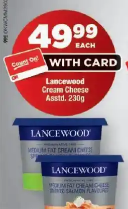 OK MiniMark Lancewood Cream Cheese Assorted offer