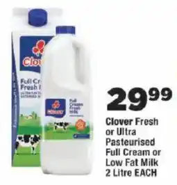 OK MiniMark Clover Fresh Full Cream or Ultra Pasteurised Full Cream or Low Fat Milk offer