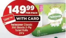 OK MiniMark Twinsaver Classic Toilet Rolls offer
