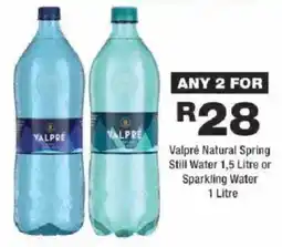 OK urban Valpré Natural Spring Water offer