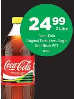 OK urban Coca-Cola Original Taste Less Sugar offer