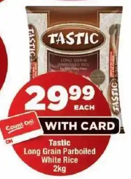 OK MiniMark Tastic Long Grain Parboiled White Rice offer