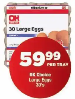 OK MiniMark OK Choice Large Eggs offer