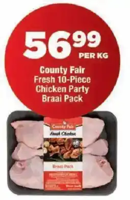 OK MiniMark County Fair Fresh Chicken Braai Pack offer