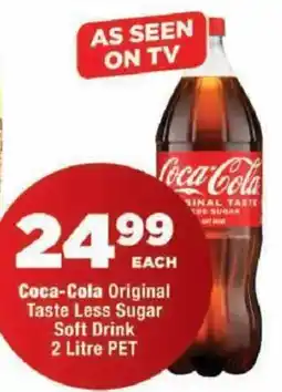 OK MiniMark Coca-Cola Original Taste Less Sugar Soft Drink offer