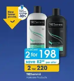 Clicks TRESemmé Haircare Products offer