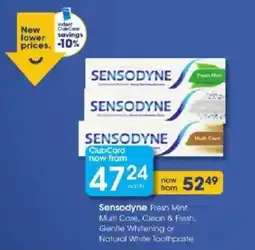 Clicks Sensodyne Toothpaste offer