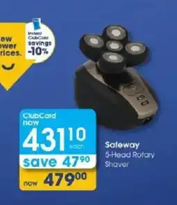 Clicks Safeway 5-Head Rotary Shaver offer