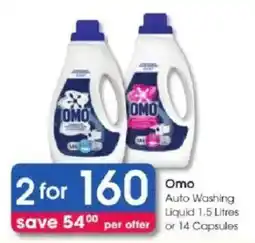 Clicks Omo Auto Washing Liquid offer