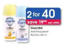 Clicks Guardol Anti-Perspirant Roll-On offer