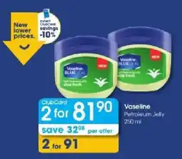 Clicks Vaseline Petroleum Jelly offer