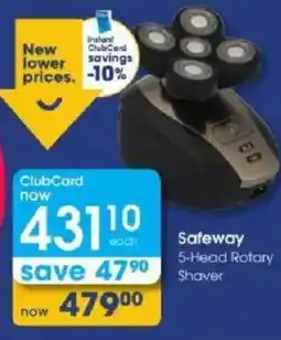 Clicks Safeway 5-Head Rotary Shaver offer