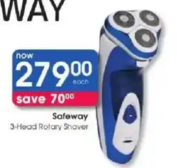 Clicks Safeway 3-Head Rotary Shaver offer