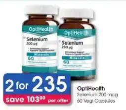 Clicks OptiHealth Selenium 200 mcg offer