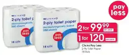 Clicks Clicks 2-ply toilet paper offer