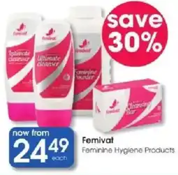 Clicks Femivat Feminine Hygiene Products offer