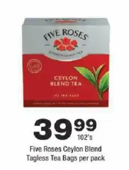 OK urban Five Roses Ceylon Blend offer