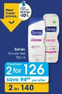 Clicks Sanex Shower Gel offer