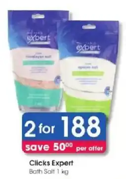 Clicks Clicks Expert Bath Salt offer