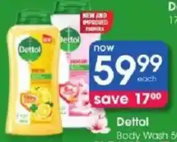 Clicks Dettol Body Wash offer