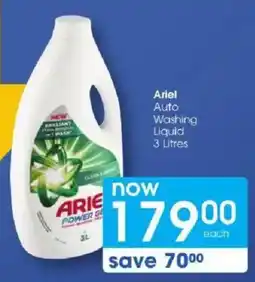 Clicks Ariel Auto Washing Liquid offer