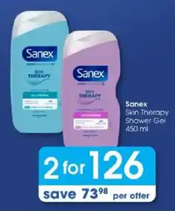 Clicks Sanex Skin Therapy Shower Gel offer