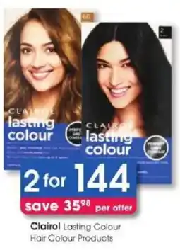 Clicks Clairol Lasting Colour Hair Colour Products offer