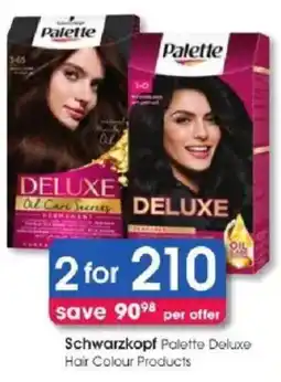 Clicks Schwarzkopf Palette Deluxe Hair Colour Products offer