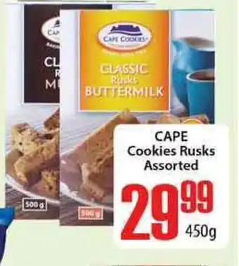 Elite Cash & Carry Cape Cookies Rusks Assorted 450g offer