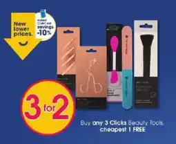 Clicks Clicks Beauty Tools offer