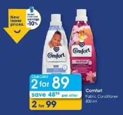 Clicks Comfort Fabric Conditioner offer
