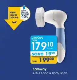 Clicks Safeway 4-in-1 Face & Body Brush offer