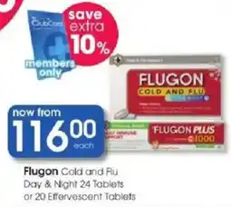 Clicks Flugon Cold and Flu offer