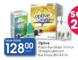 Clicks Optive Fusion Eye Drops or Omega Lubricant Eye Drops offer