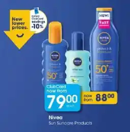 Clicks Nivea Sun Suncare Products offer