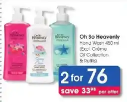 Clicks Oh So Heavenly Hand Wash offer